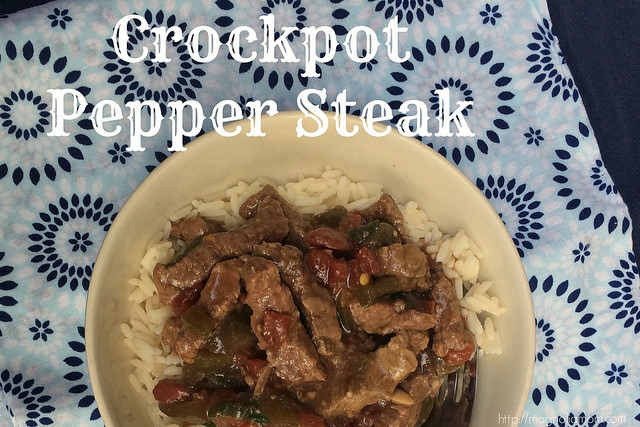 Crockpot Pepper Steak