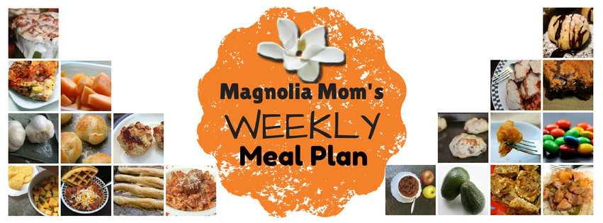 Get some great recipe inspiration from Magnolia Mom's Weekly Meal Plan {Sept. 15-19, 2014} 