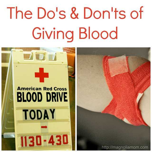 Tips For Giving Blood