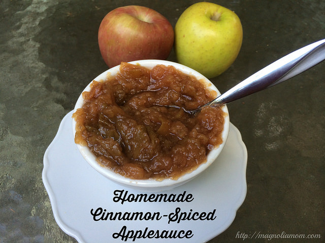 Cinnamon Homemade Applesauce {Crockpot} by Magnolia Mom
