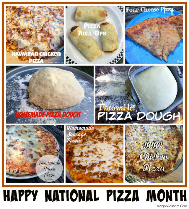 October is National Pizza Month, but regardless of what month it is Pizza is always a favorite.  Be sure to check this post out to see some amazing Pizza Recipes!