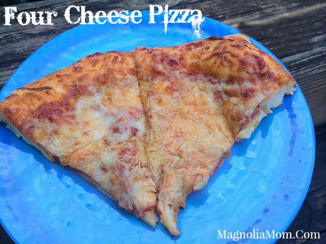 4 Cheese Pizza {Homemade}